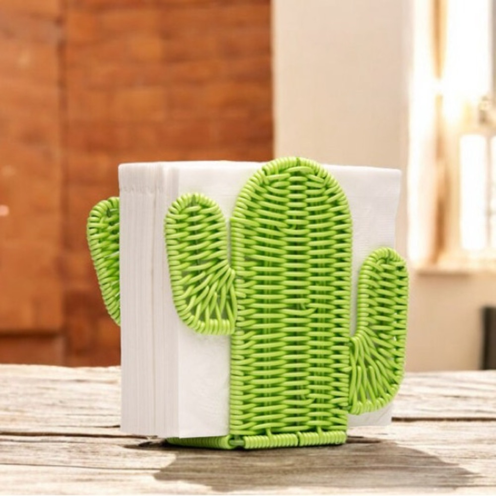 NWT Cactus Napkin Holder - Home Decor -Kitchen and Dining Room Table Decor - Picture 4 of 11